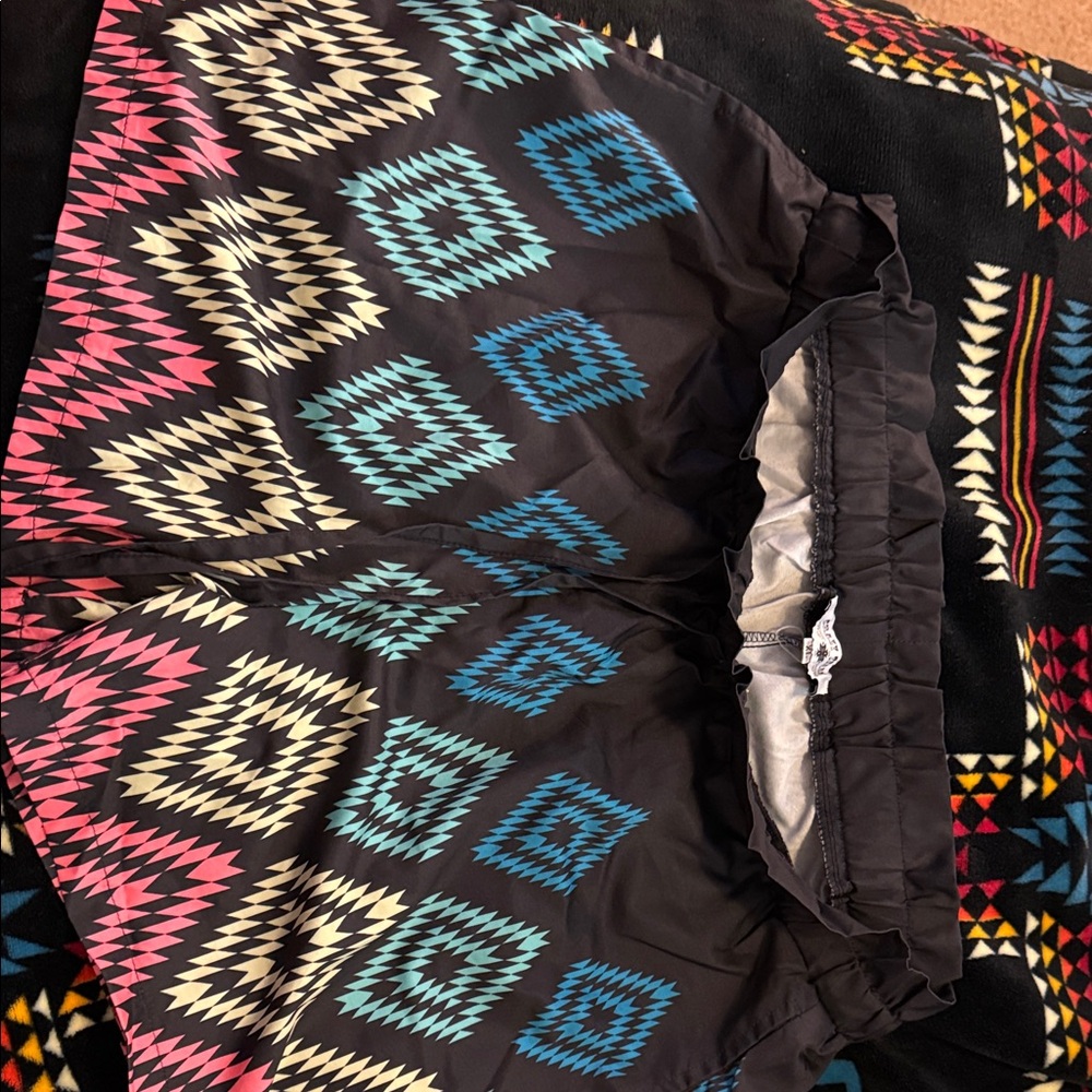 Crazy Train Black Quilted Shorts